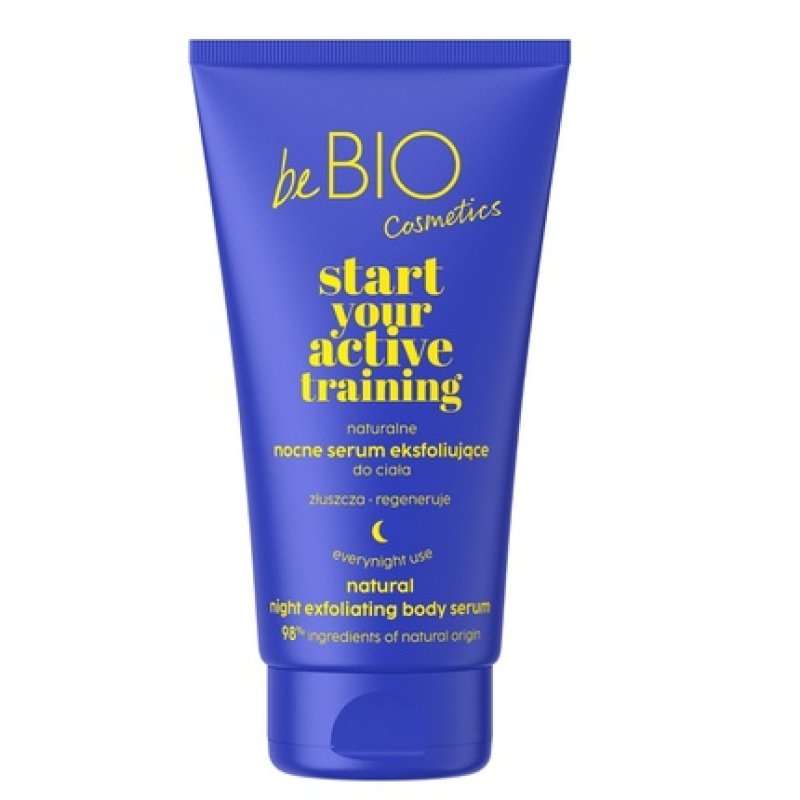 Be Bio Start Your Active Training Natural Night Exfoliating Body Serum 150ml