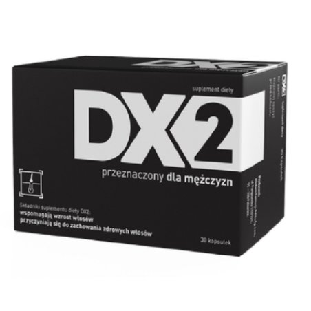 DX2 Stronger Denser Hair Growth Supplement for Men with Horsetail Extract 30 Capsules