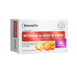 Novativ Witamina D3 Forte 4000 IU Forte 60 kaps.
