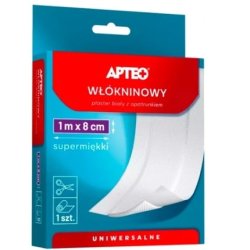 Apteo Care Non-Woven Plaster With Dressing, 1m X 8cm, 1 Piece - Long Expiry Date