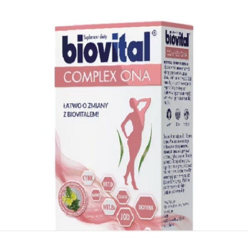 Biovital Complex Vitamins and Minerals for Women with Evening Primrose Oil 30 Capsules