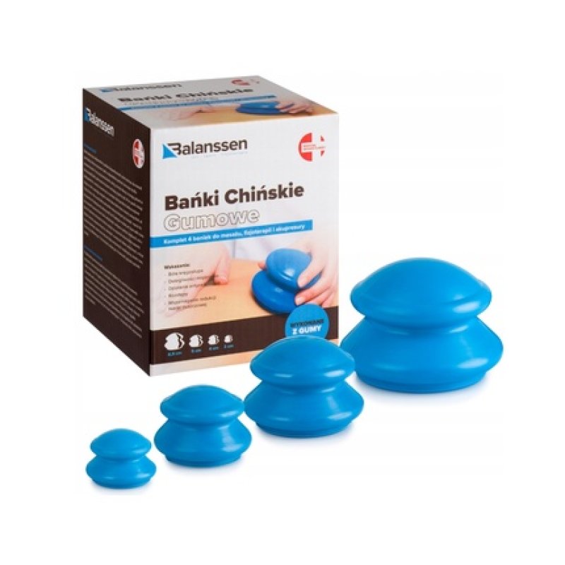Balanssen Chinese Rubber Cups, 4 Pieces