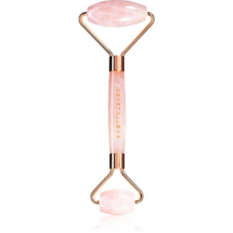 Crystallove Rose Quartz Roller - Facial Massage Tool