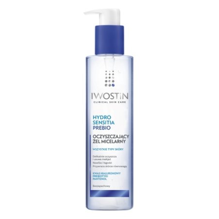 Iwostin Hydro Sensitia Prebiotic Cleansing Gel - 200ml Purifying Formula