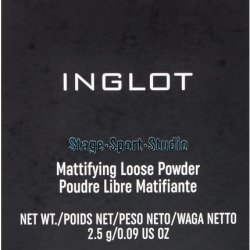 Inglot Loose Powder for Matte and Professional Makeup with Spherical Polymers and Hybrid Silicone 2.5g - Pack of 32