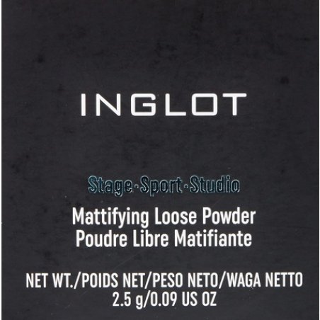 Inglot Loose Powder for Matte and Professional Makeup with Spherical Polymers and Hybrid Silicone 2.5g - Pack of 32