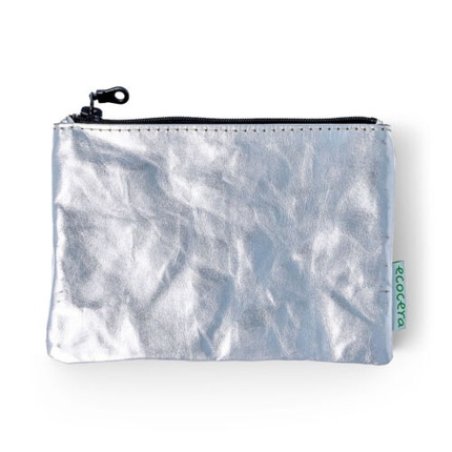 ECOCERA PAPEDA MAKEUP BAG SILVER