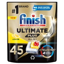 Ultimate Plus Dishwasher Capsules Lemon 45 Pieces