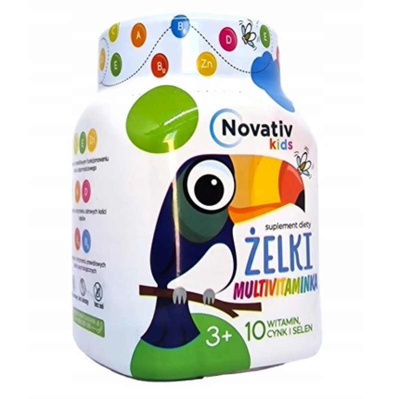 Novativ Kids Żelki Multivitaminka 150g