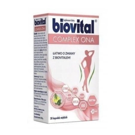 Biovital Ona Women's Health 30-Capsule Nutritional Supplement