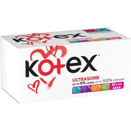 Kotex U-Sorb Super 32 Tampons