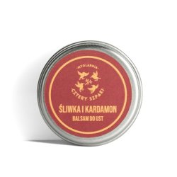 Mydlarnia Cztery Szpaki Plum And Cardamom Lip Balm