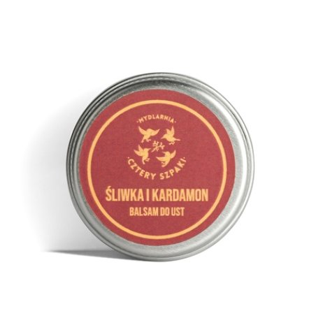 Mydlarnia Cztery Szpaki Plum And Cardamom Lip Balm