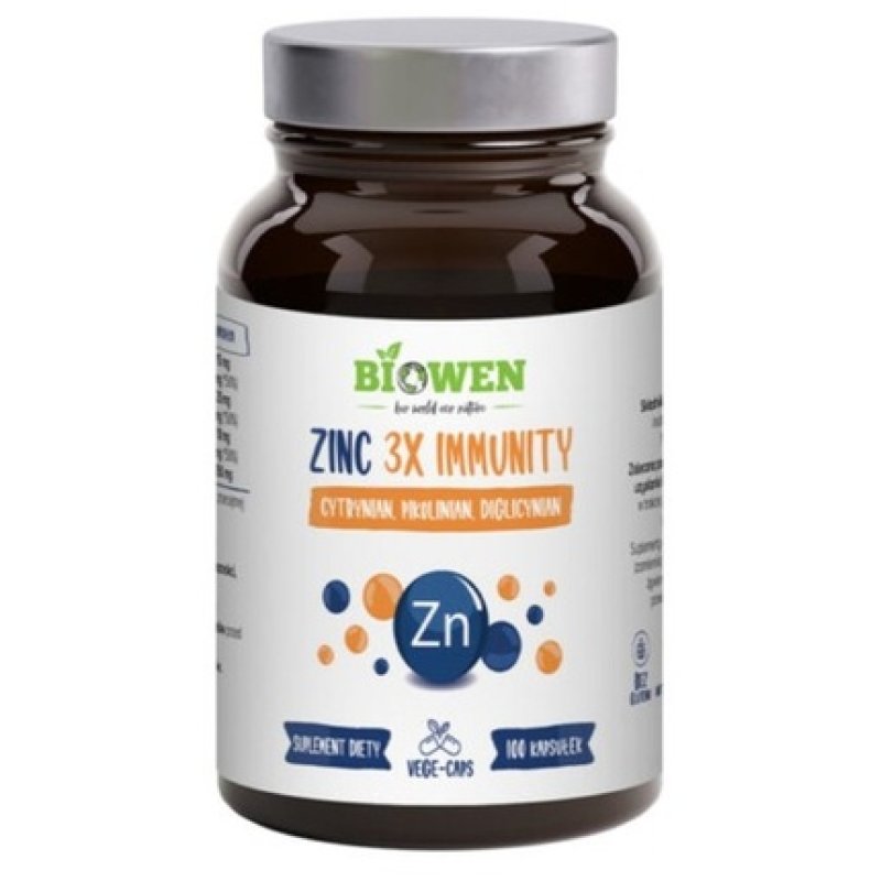Biowen Zinc 3x Immunity Zinc Complex 100 Capsules