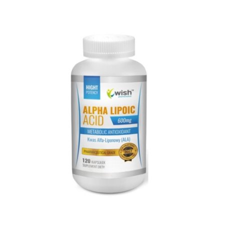 Ala Alpha-Lipoic Acid 600mg 120 Capsules Antioxidant