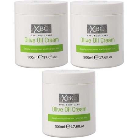 XBC Olive Oil Cream Large Tub Deeply Moisturises and Hydrates 500ml