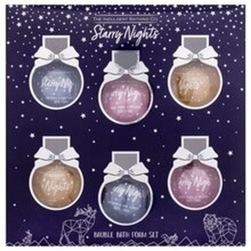 The Luxury Bathing Company Starry Nights Bauble Bath Foam Set