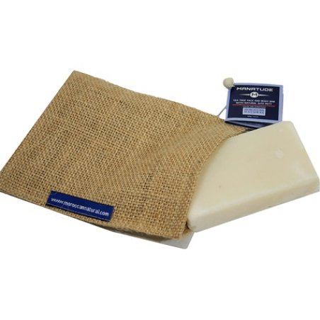 Manatude Natural Tea Tree Face and Body Bar by Moroccan Natural