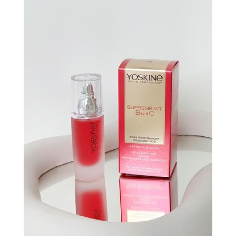 Yoskine Supreme Vit B12 Facial Serum Rejuvenating Serum with Tranexamic Acid