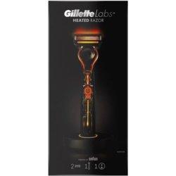 Gillette Labs Heated Razor Starter Kit with EU Plug and 2 Cartridges