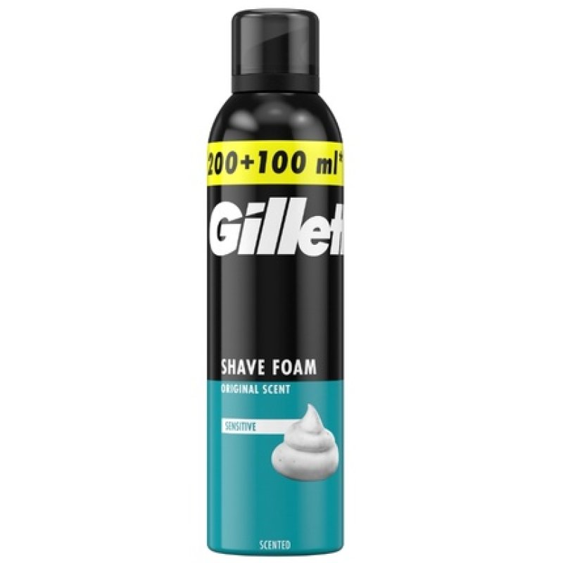 Gillette Sensitive Shaving Foam 300 Ml