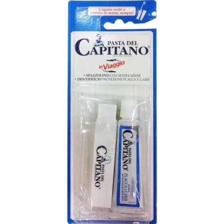 Pasta Del Capitano Toothbrush with Travel Toothpaste