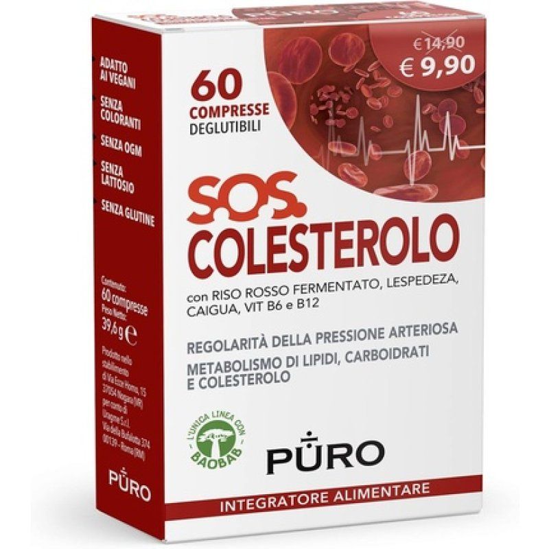 Pure Cholesterol SOS Food Supplement with Baobab and Red Rice
