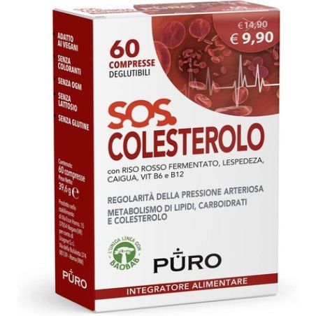 Pure Cholesterol SOS Food Supplement with Baobab and Red Rice