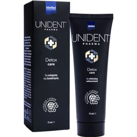 Unident Whitening Toothpaste With Activated Charcoal 75ml