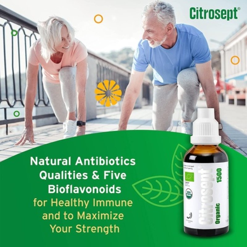 Organic Grapefruit Seed Extract Liquid Citrosept Immune Support Vitamin C Maximum Strength 3oz - Bundle of 3