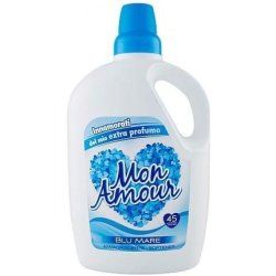 Mon Amour Fabric Softener, Diluted, Blue Sea Scent, 45 Washes, 3000 Ml