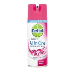 Dettol Spray Orchard Blossom Disinfectant Antibacterial Spray, 400ml