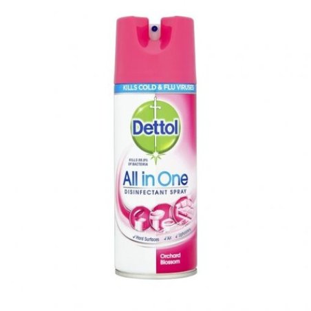 Dettol Spray Orchard Blossom Disinfectant Antibacterial Spray, 400ml