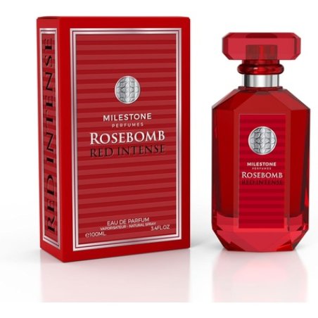 Milestone Perfumes Rosebomb Red Intense Women's Long-Lasting Eau De Parfum 100ml