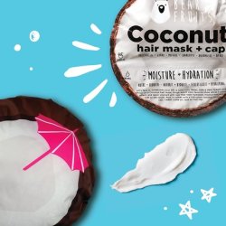 Bear Fruits Coconut Moisture Hydration Hair Mask with Reusable Cap 20ml