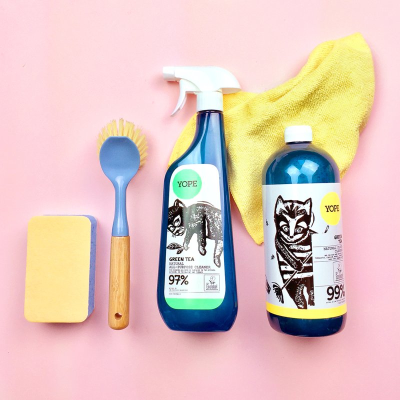 Yope Natural Universal Cleaner Free Green Tea 750ml