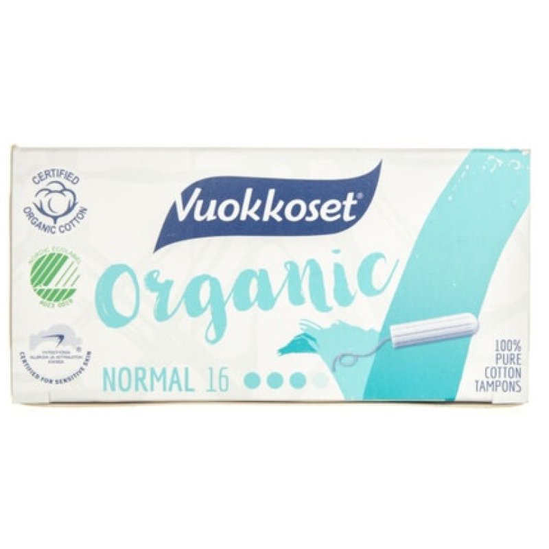 Vuokkoset Bio Normal Tampons 16 Pieces