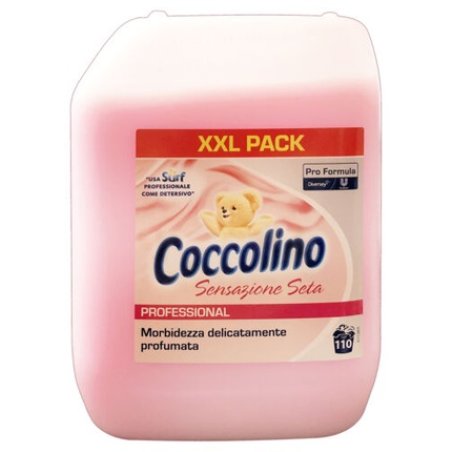 Coccolino Commercial Fabric Softener 10 Lt Sensation Silk 110 Gauges