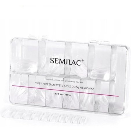 Semilac Clear Tips Box