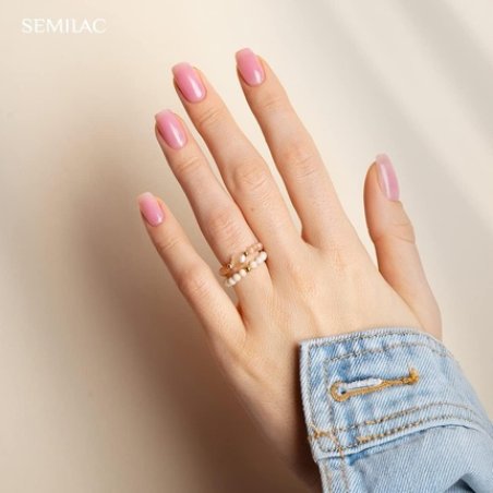 SEMILAC 581 Delicate Coral Nail UV Gel Polish 7ml