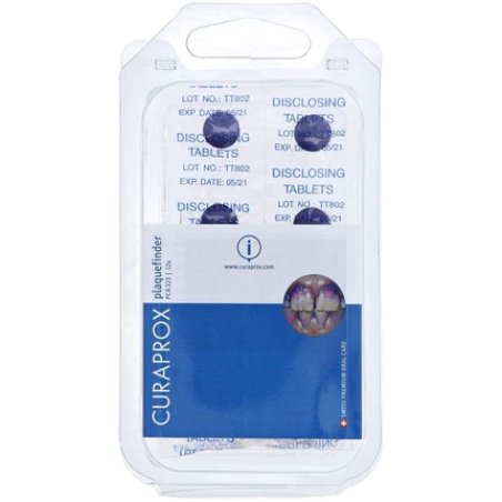 Curaprox PCA 223 Plaque Staining Tablets - Pack of 12