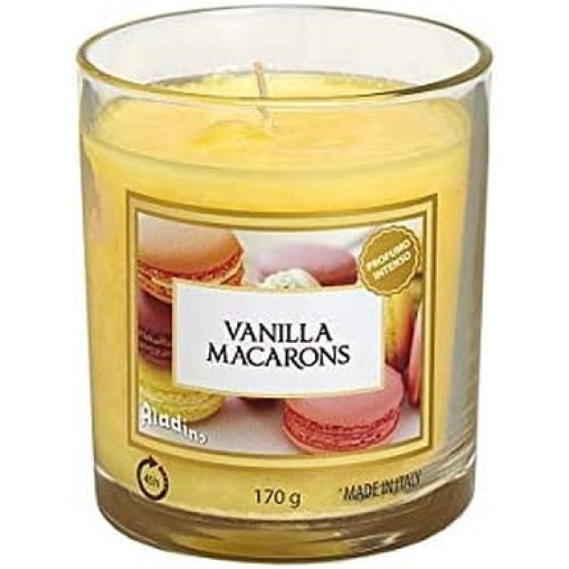 Price's Candles Aladino Vanilla Macaroon Medium Jar Aladino Range