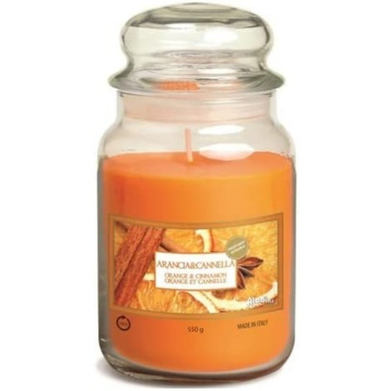 Home Casalinda Scented Candle Glass Spice Orange 510 G