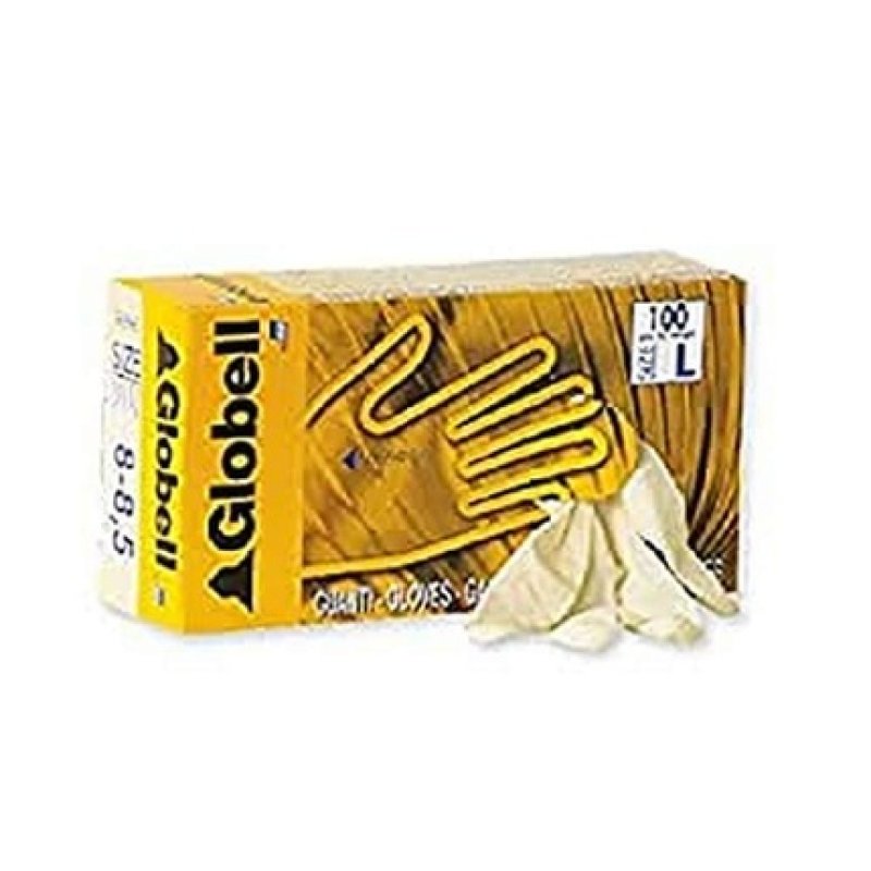 Linea Premium Latex Gloves, White, Size Xl, Pack Of 100 Gloves Xl