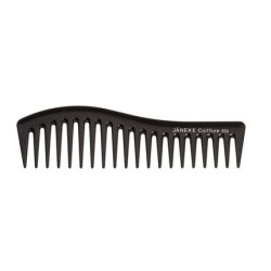 Janeke Hair Comb Black 57805 - Perfect For Detangling Hair