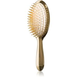 Janeke Air-Cushioned Brush with Gold Pins - flat paddle, 1 piece