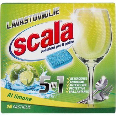 Scala Dishwasher Tabs 5in1 Lemon 16pcs