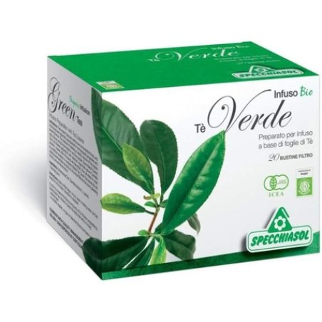 Specchiasol Linea Infusi e Tisane Bio Green Tea Infusion 20 Bags