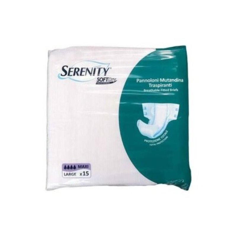 Serenity Soft Dry Maxi Absorbency L Size Diapers for Incontinence