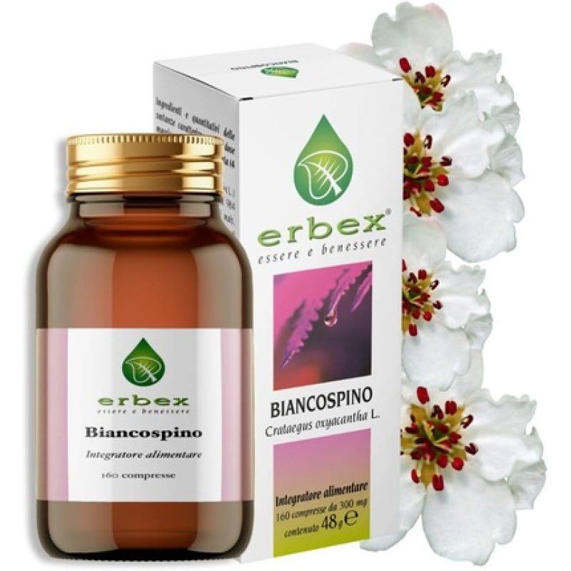 Erbex Natural Pure Hawthorn Supplement Tablets